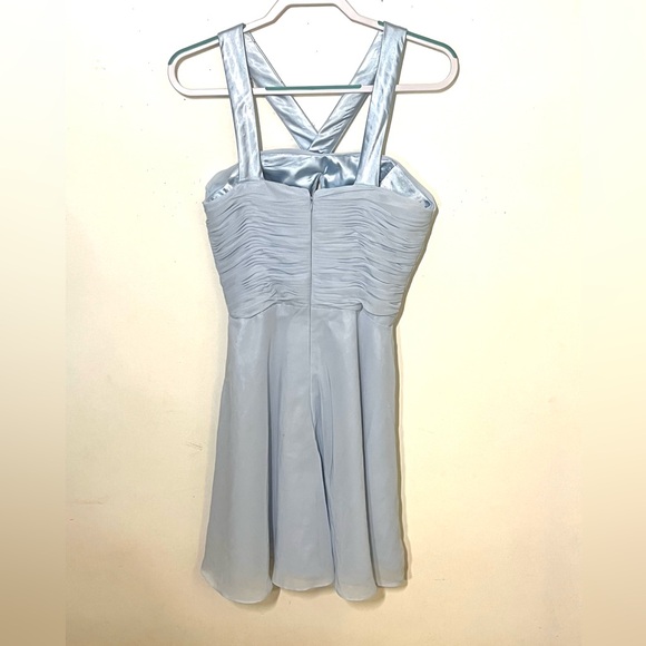 Beautiful J.J’s House light blue taffeta and satin size S party dress. EUC. - Picture 5 of 12